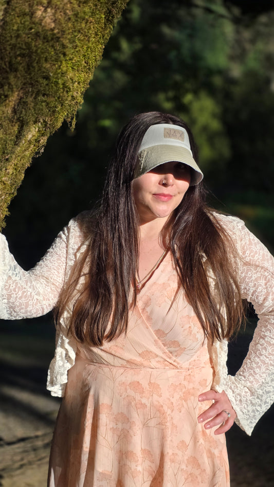 Khaki reversible Visor
