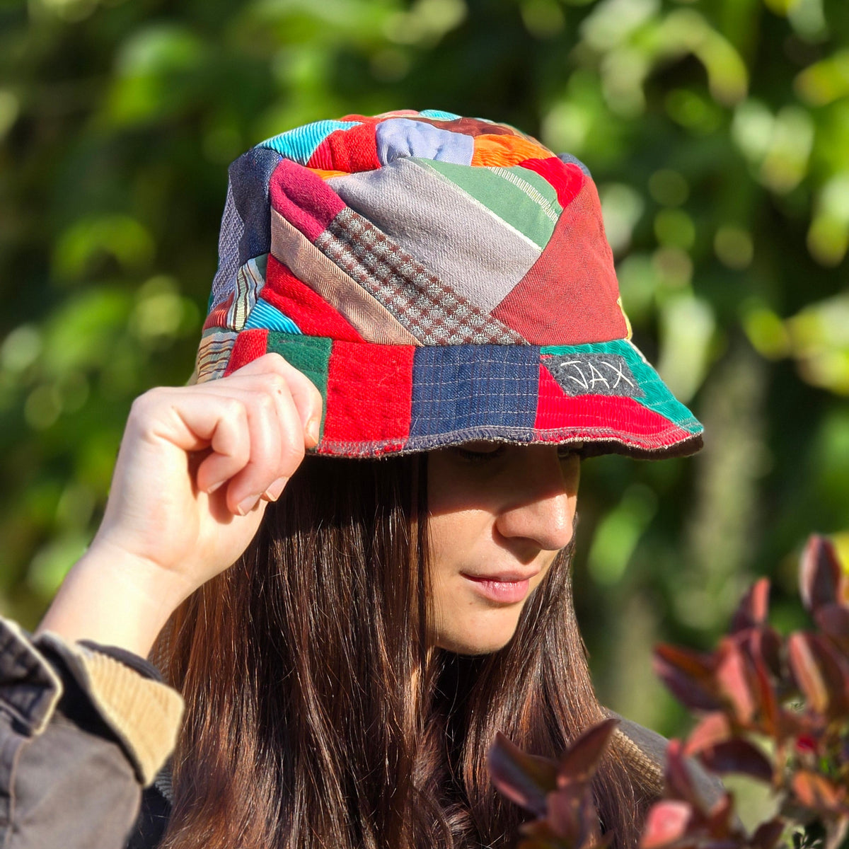 Upcycled Vintage Quilt Reversible Bucket