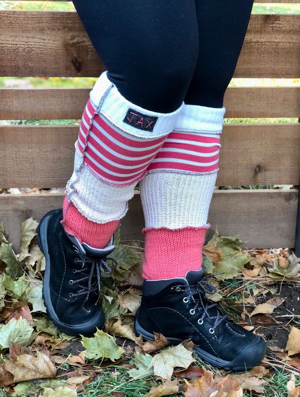 Choose your color Upcycled sweater Legwarmers