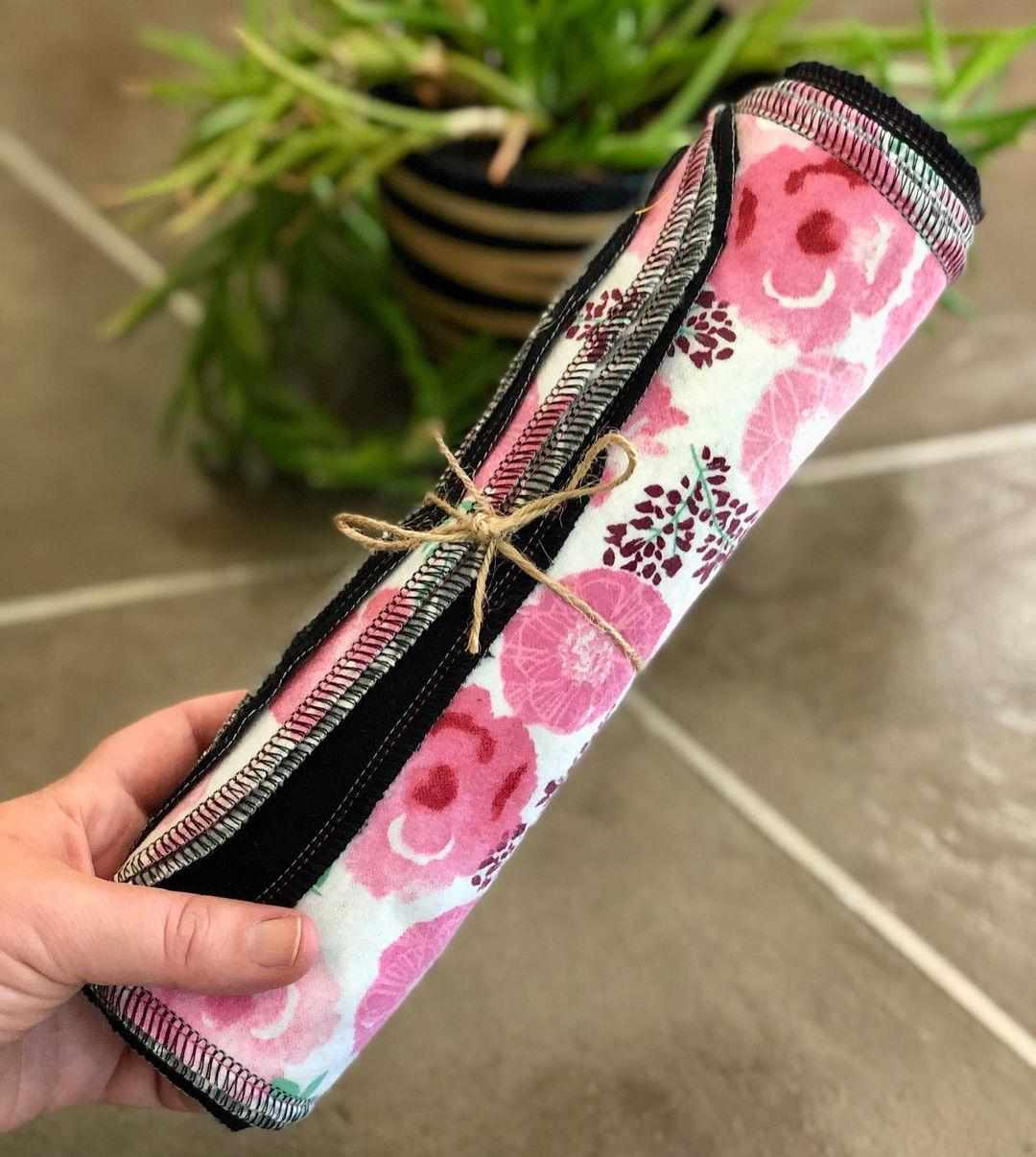 Rose Watercolor washable Papertowel 12 pack