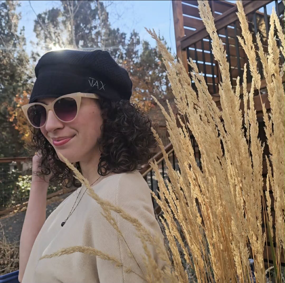Black on black Upcycled Sweater Newsboy cap