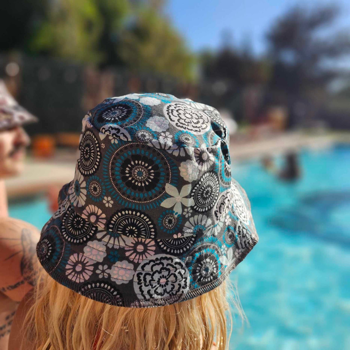 Upcycled cotton quilters fabric choose your JAX Bucket hat