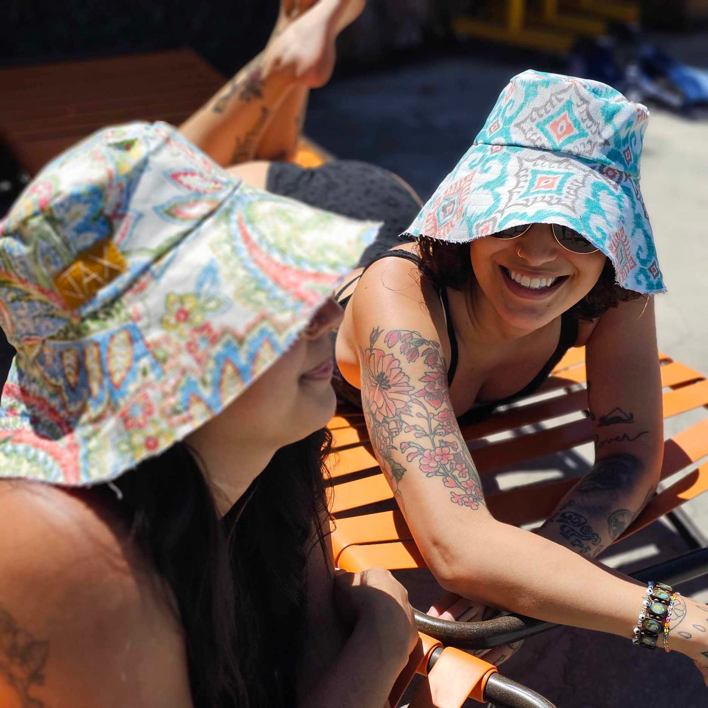 Upcycled Sun hat made with dead stock canvas. Made in Bend Oregon by Jax Upcycled. jaxhats