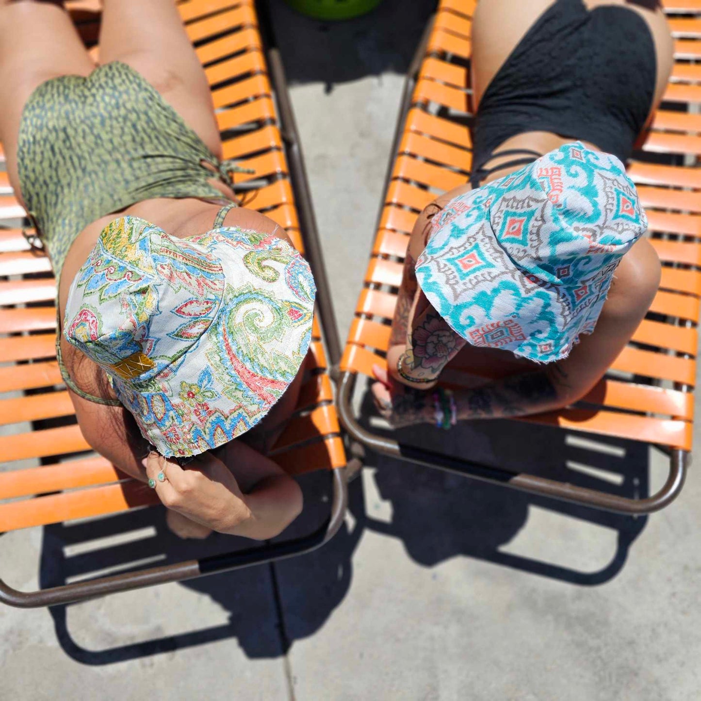 Upcycled Sun hat made with dead stock canvas. Made in Bend Oregon by Jax Upcycled. jaxhats