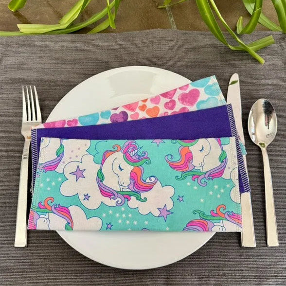 Unicorn Love washable Papertowel 6 pack