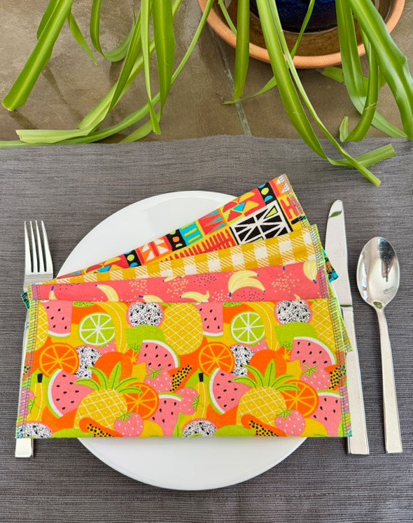Fruity Washable Papertowel 12 pack