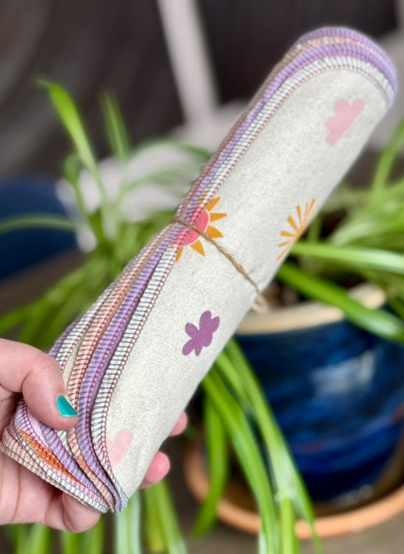 Sun muted rise washable Papertowel 12 pack