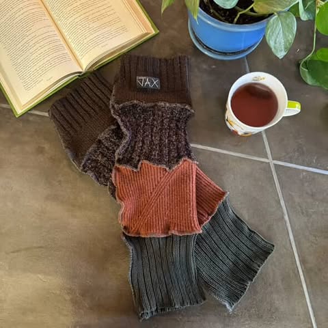 Choose your color Upcycled sweater Legwarmers