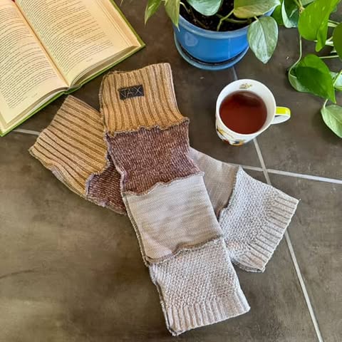 Choose your color Upcycled sweater Legwarmers