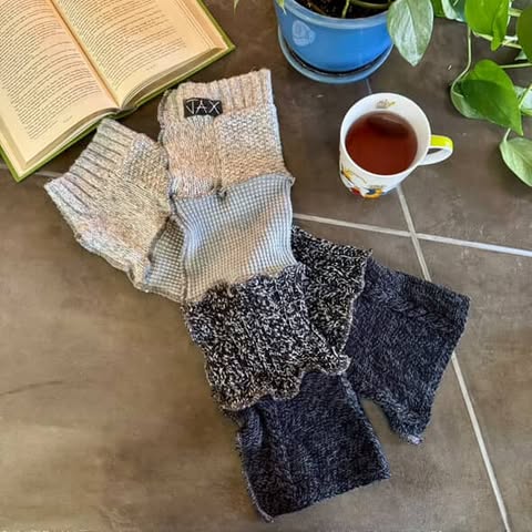 Choose your color Upcycled sweater Legwarmers