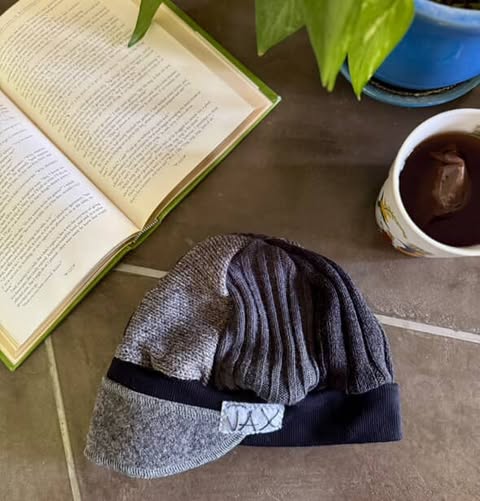 Upcycled Choose your base color sweaters made into a Newsboy cap onesize