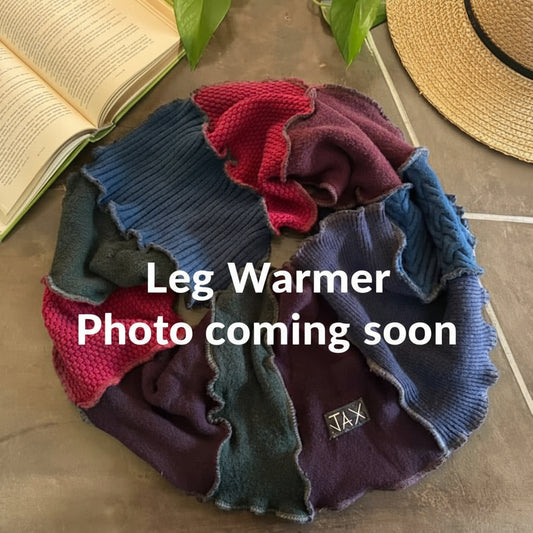 Gem tone Upcycled Sweater JAX Legwarmer