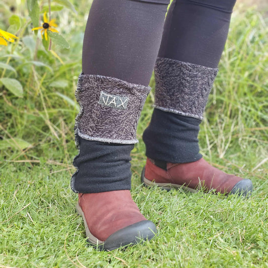 Grey and Green JAX Legwarmer