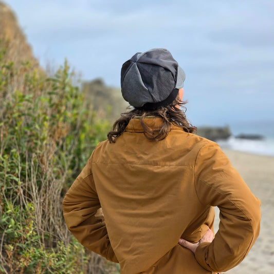 Mixed Old Man Gray Mix Pants Newsboy cap