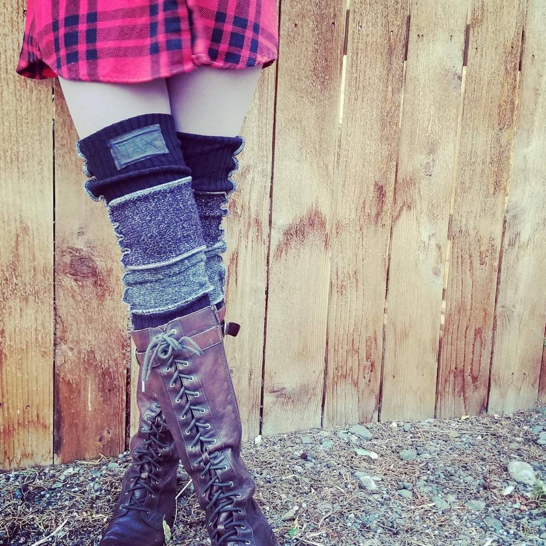 Choose your color Upcycled sweater Legwarmers