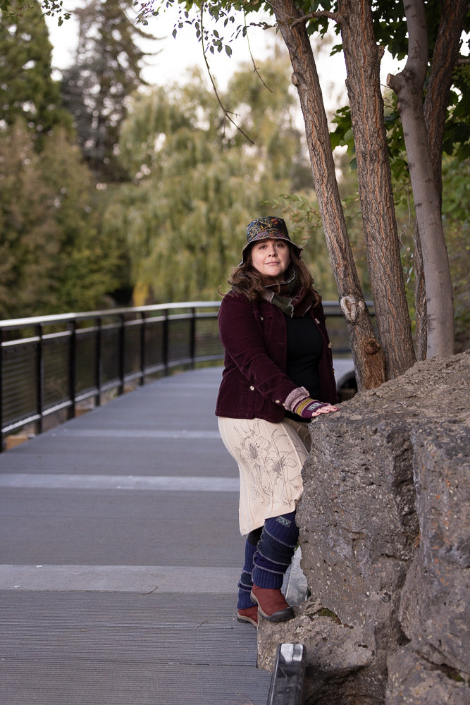 Canvas material turned into an Adult Bucket hat