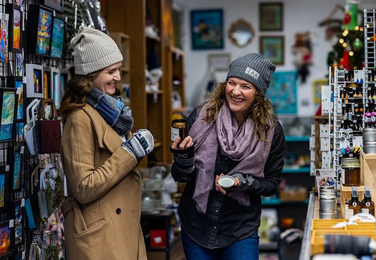 Black and Grey Jax texting gloves