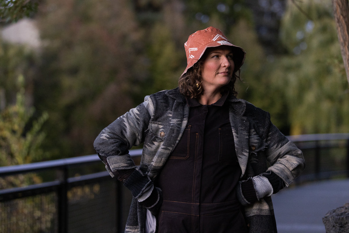 Rust canvas turned into an Adult bucket