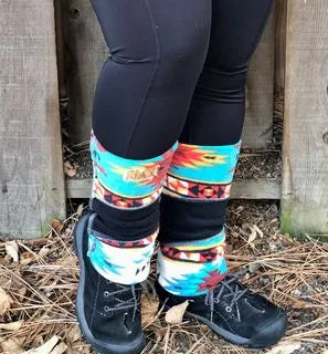 Fleece SouthWest Black JAX Legwarmer