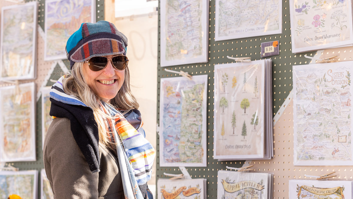 Upcycled Mix Fall wool flannel midweight Newsboy cap