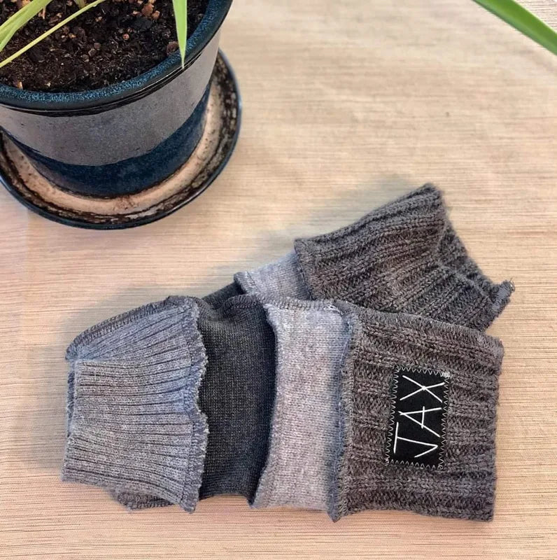 Mixed Grey Jax texting gloves