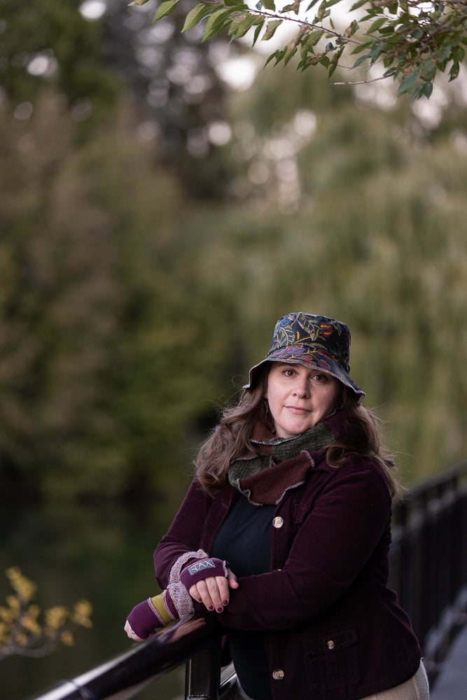 Canvas material turned into an Adult Bucket hat