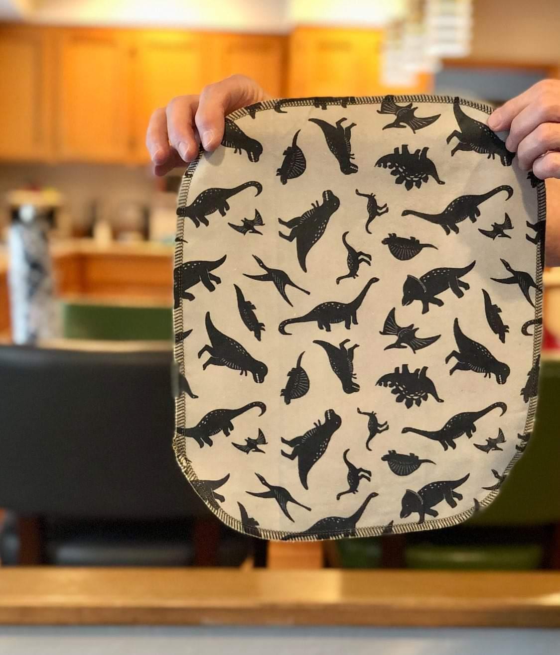 Dino-tastic washable Papertowel 12 pack