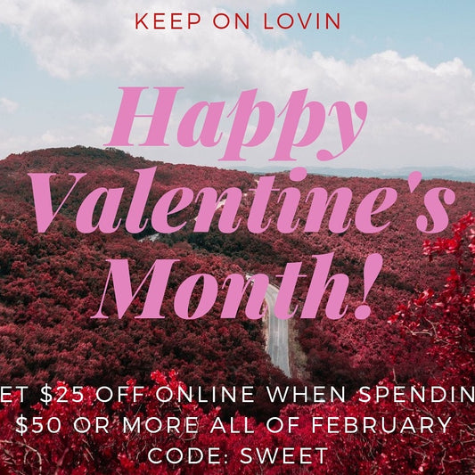 Spend $50 get $25 off in February
