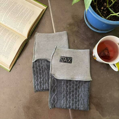 Grey and Grey Fall JAX Legwarmer