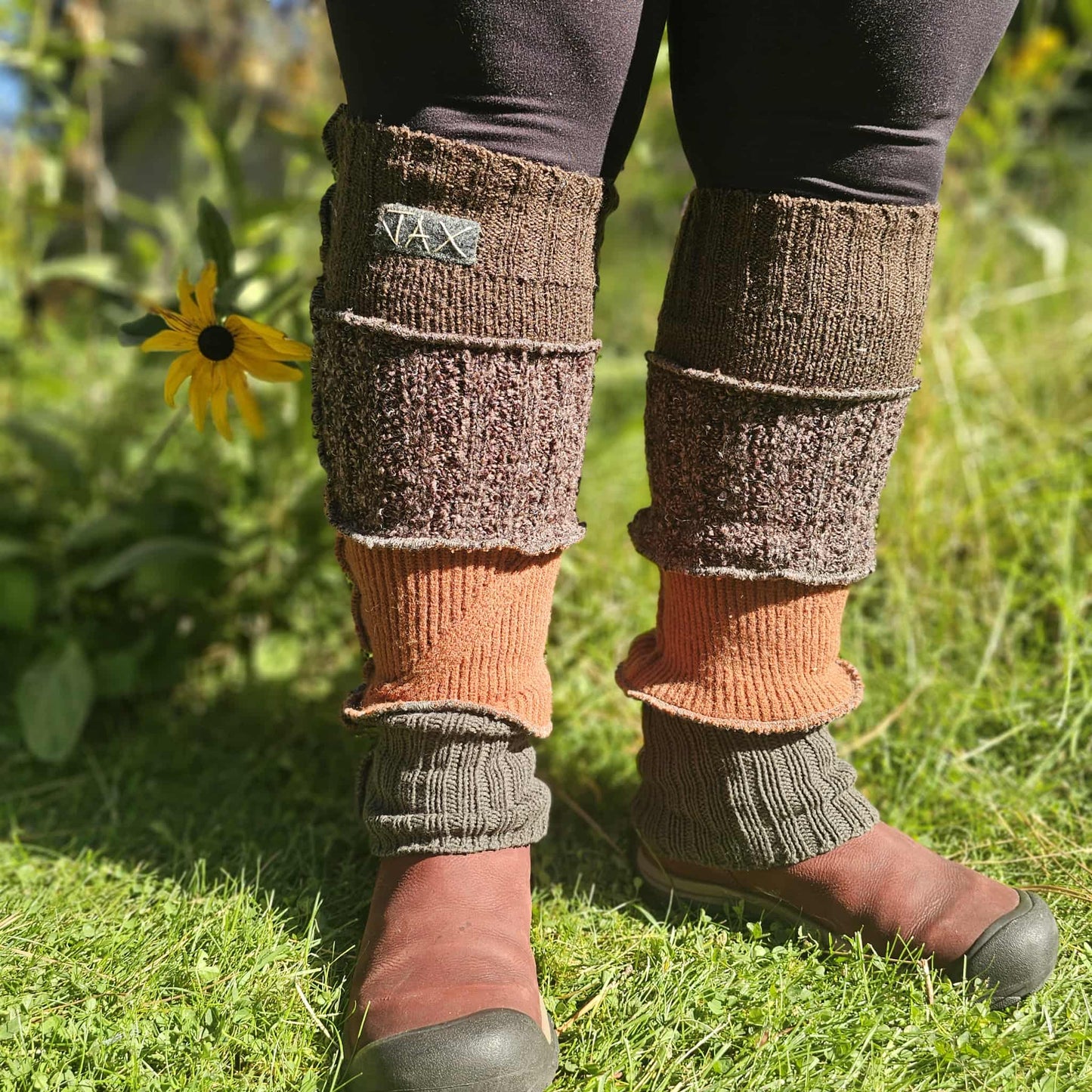 Choose your Base color Upcycled sweater Legwarmers