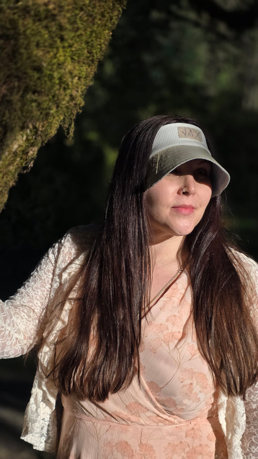 Khaki reversible Visor