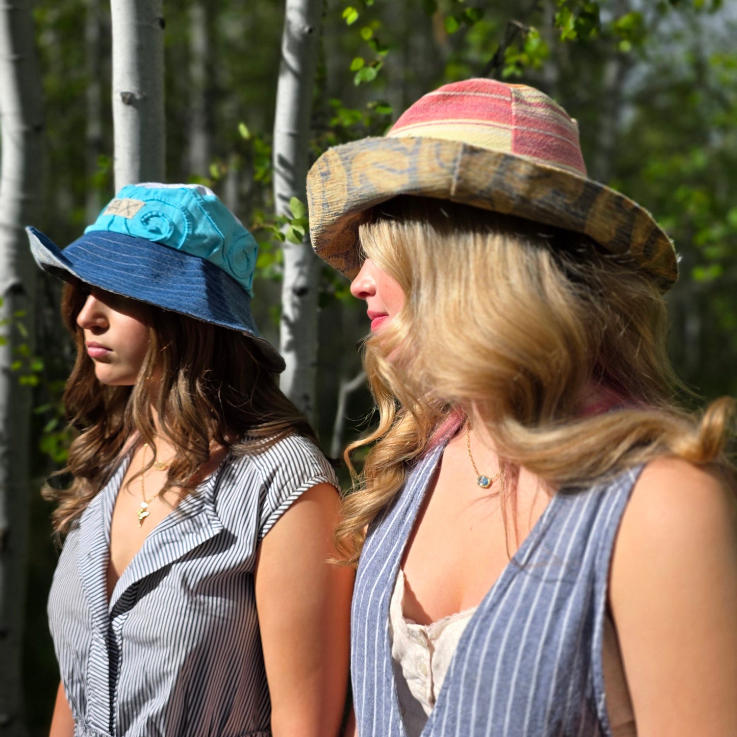 Upcycled Summer Watermelon Sun Hat