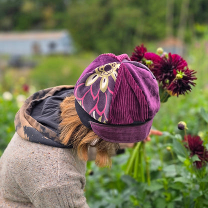 Juicy Purple Velvet Fall Newsboy