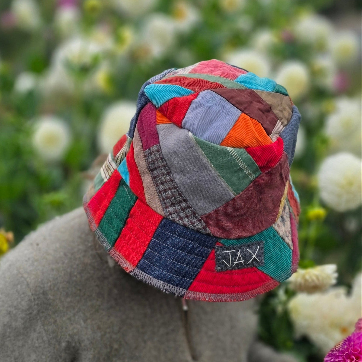 Upcycled Vintage Quilt Reversible Bucket