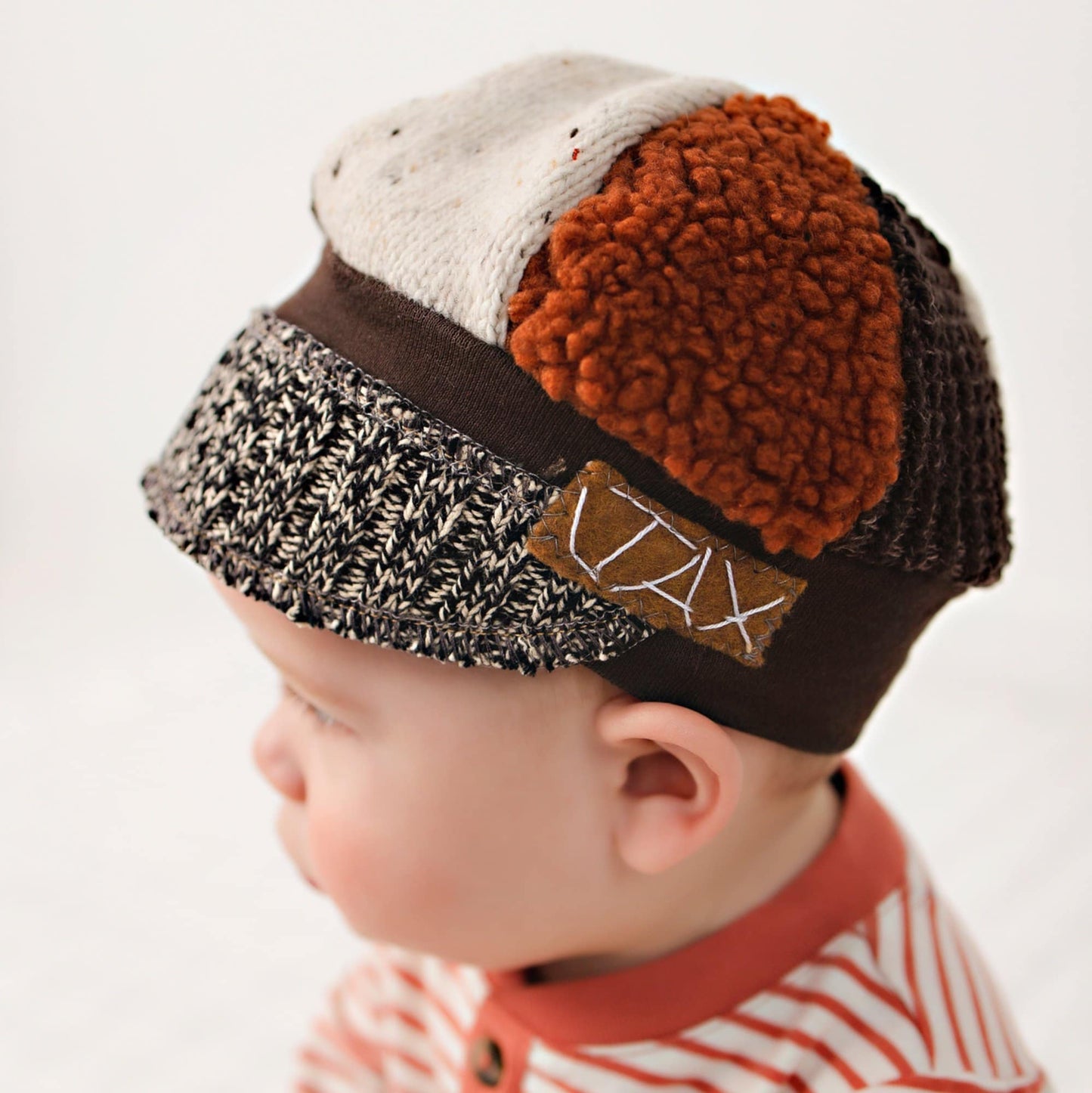 Choose your colors mixed sweater Newsboy/girl beanie