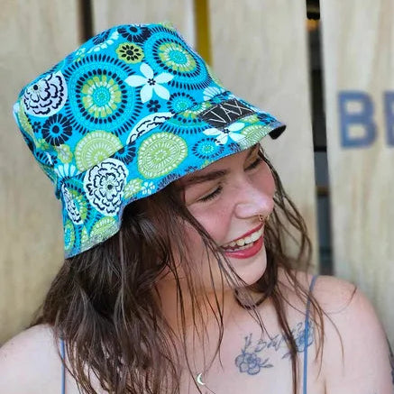 Upcycled cotton quilters fabric choose your JAX Bucket hat – JAXHATS