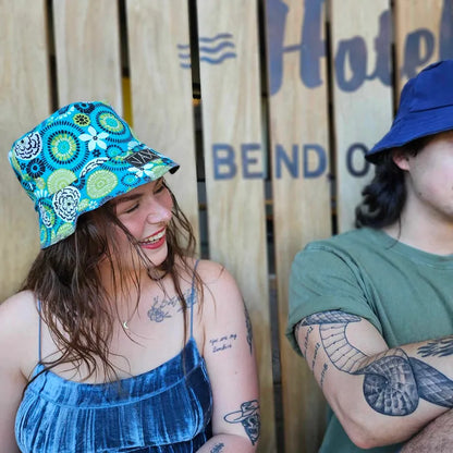 Upcycled cotton quilters fabric choose your JAX Bucket hat