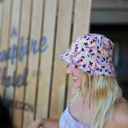 Upcycled cotton quilters fabric choose your JAX Bucket hat