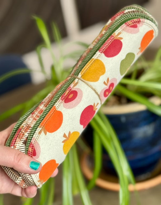 Apples!!! Washable Papertowel 12 pack