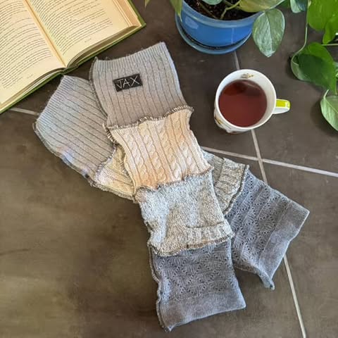 Choose your color Upcycled sweater Legwarmers