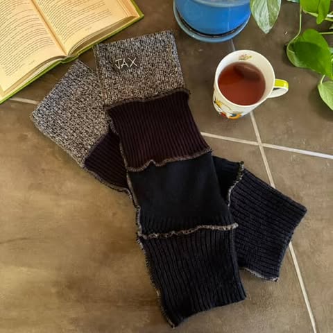 Choose your color Upcycled sweater Legwarmers