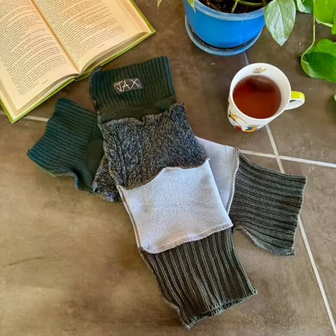 Choose your color Upcycled sweater Legwarmers