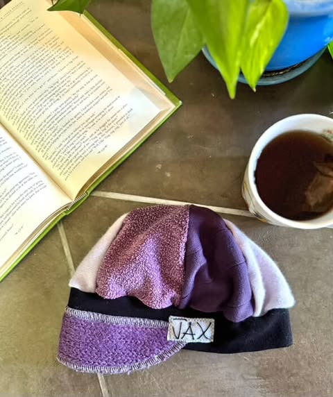 Upcycled Choose your base color sweaters made into a Newsboy cap onesize