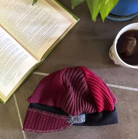 Upcycled Choose your base color sweaters made into a Newsboy cap onesize