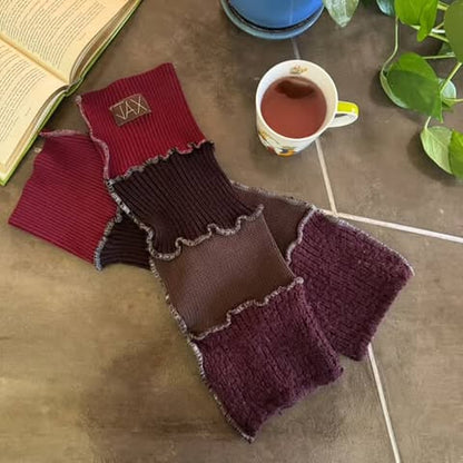 Choose your Base color Upcycled sweater Legwarmers