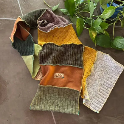 Choose your Upcycled Sweater Open long Scarf