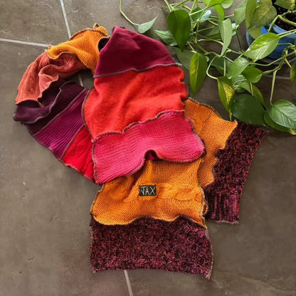 Choose your Upcycled Sweater Open long Scarf