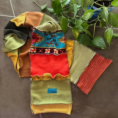 Choose your Upcycled Sweater Open long Scarf