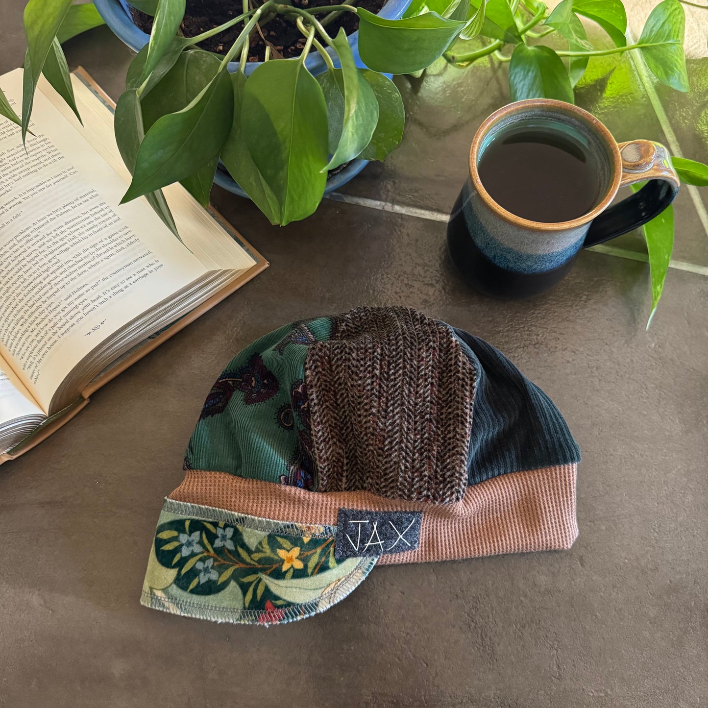 Tasty Green Corduroy Fall Newsboy