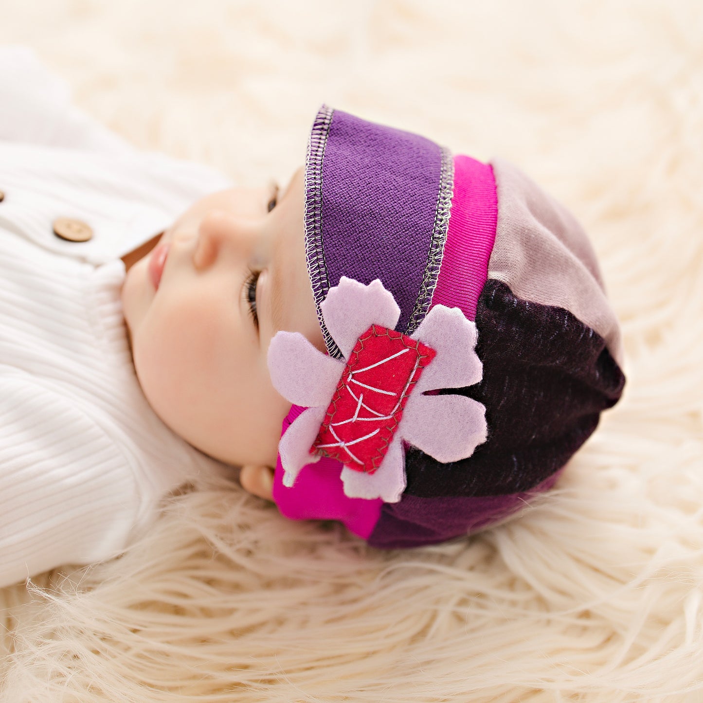 Choose your colors mixed sweater Newsboy/girl beanie
